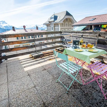 Lejlighed Cosy Et Calme Au Coeur De Leysin